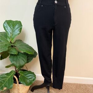INC Stylish Black High-Waisted Ponte skinny Pants